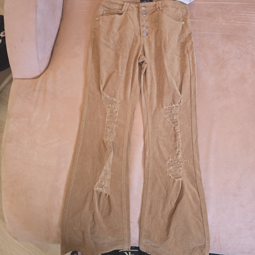 Forever 21 Tan Corduroy Pants NWT
